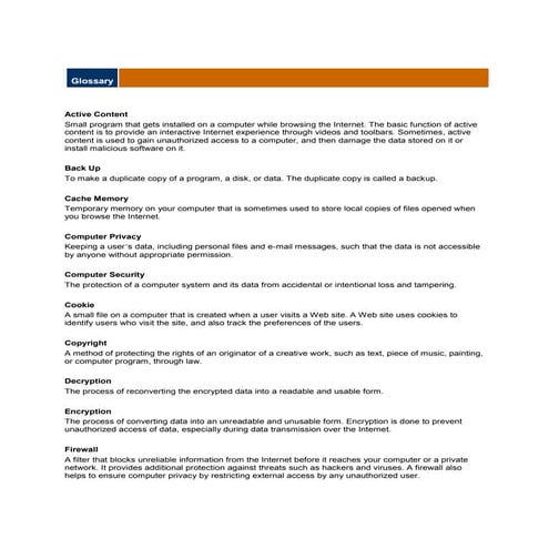 Alpha Tech Module7 8 glossary