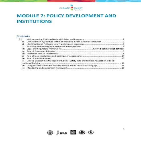 Chapter 1.pptx. Introduction to Agricultural Policy and Development | PPTX
