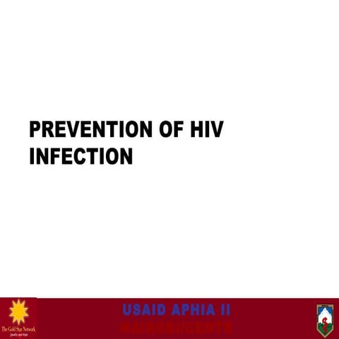 Module 7 prevention of hiv