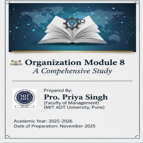 Module 8.pdf Organization – Meaning, Features, Importance & Types | For BBA, ...
