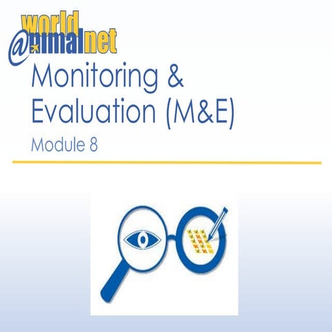 Module 8 - Monitoring and Evaluation