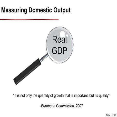 Measuring Total Output and Income