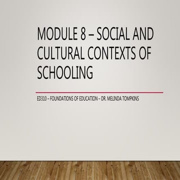 Module 8 Presentation Lecture | PPT