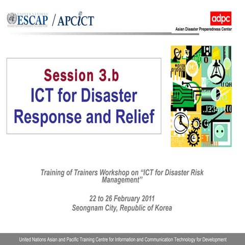 Module 9   ict for disaster response and relief