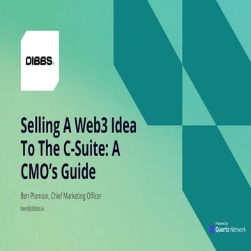 Selling An Idea To The C-Suite: A CMO’s Guide by Ben Plomion