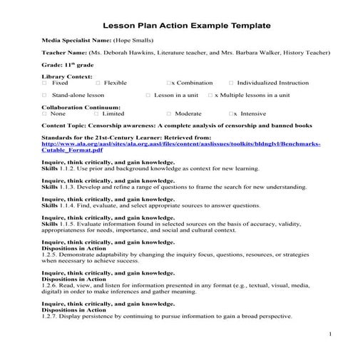 Hope Smalls Banned Books Week Lesson Plan