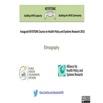 KEYSTONE / Module 9 / Slideshow 1 / Ethnography