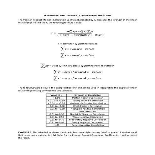 Module9 the pearson correlation