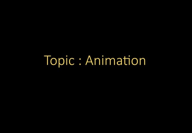 MODULE Class Animation and Flash for classroom teaching