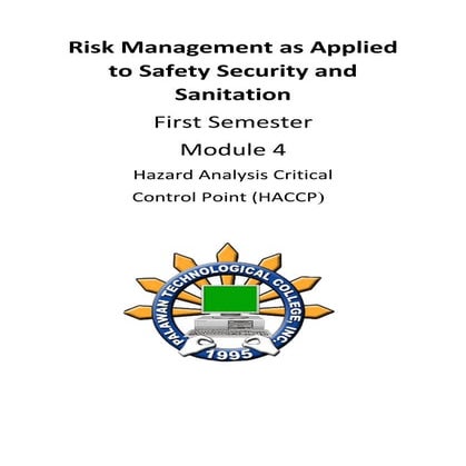 CCP, PRP, OPRP ppt that explain about it | PPTX