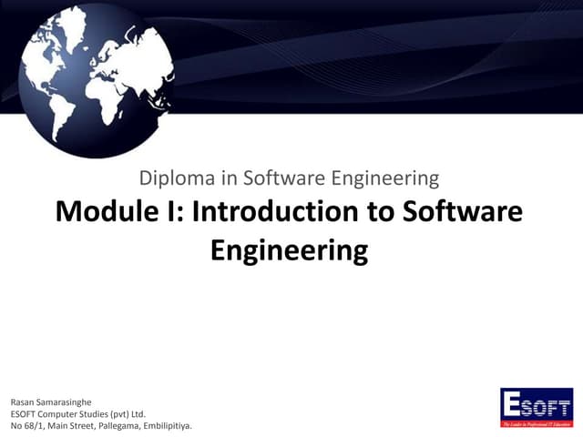 DISE - Introduction to Software Engineering