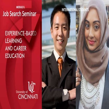 Module I. Prepare for the fair Seminar PPT fn