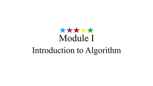 Introduction to Algorithm