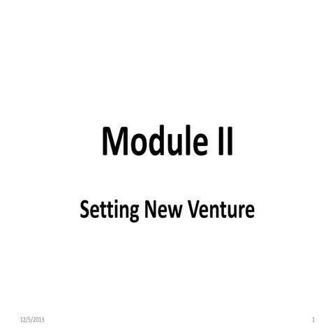Module ii