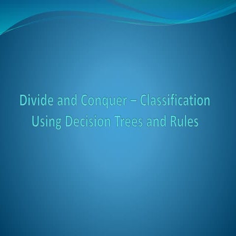 Module III - Classification Decision tree (1).pptx
