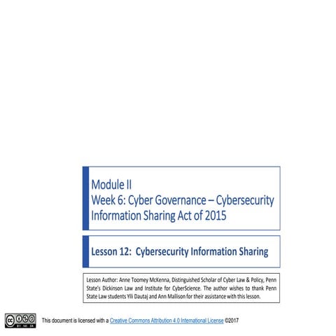Module II Week 6 Lesson 12.pptx