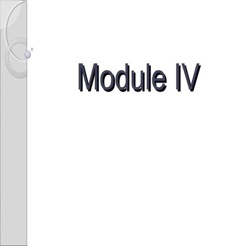Module iv