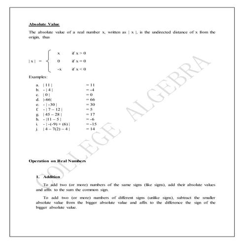 Module of integer exponents