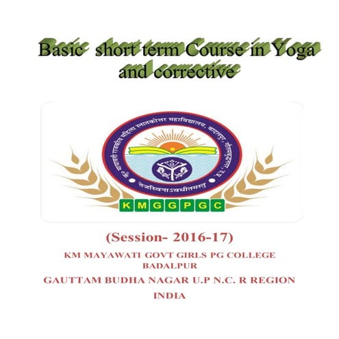 Module on yoga and corrective