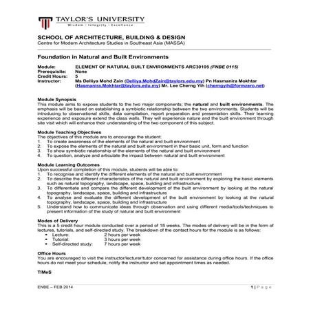 Construction Technology Course outline | PDF