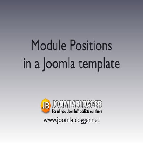 Module positions