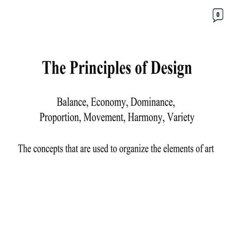 Principles of Design