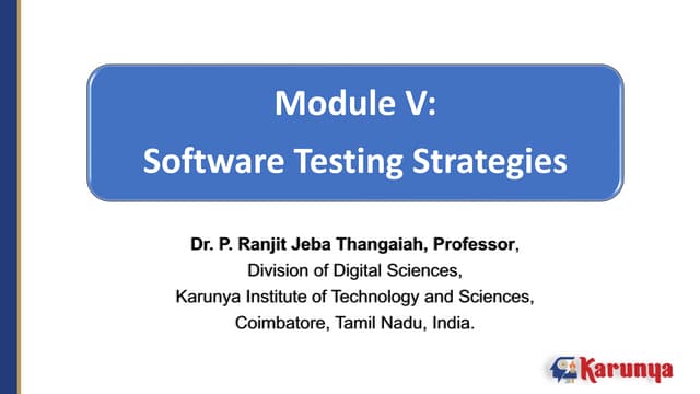 Module V - Software Testing Strategies.pdf