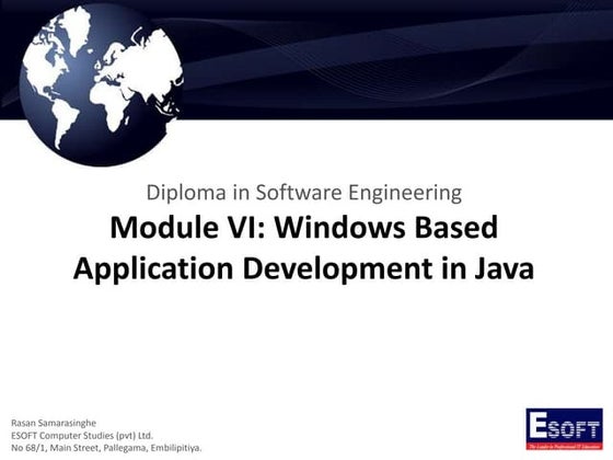 DISE - Windows Based Application Development in Java