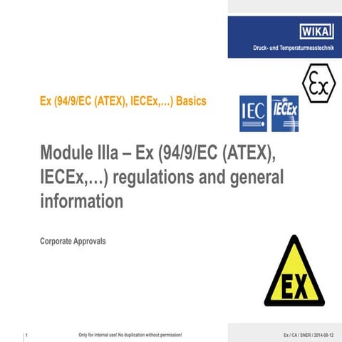 Modul_IIIa_Ex_Basic_2014-08-12-explosion protection | PPSX