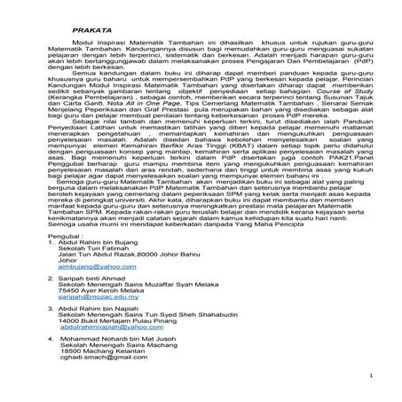 Modul inspirasi ya peim