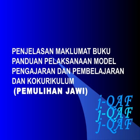 Modul kelas pemulihan jawi model j qaf(pp)
