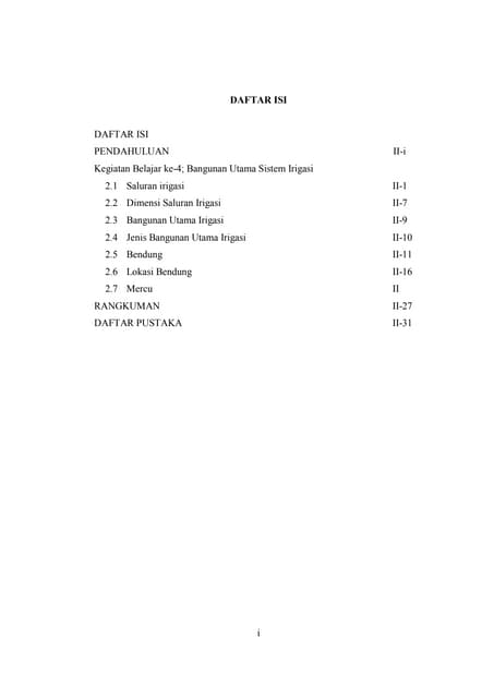 Modul TKP M3KB2 - Saluran dan Bangunan Utama Irigasi