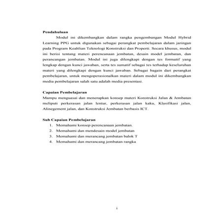 Modul TKP M4KB4 - Perancangan Jembatan