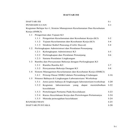 Modul TKP M6KB1 - Sistem Manajemen Keselamatan dan Kesehatan Kerja