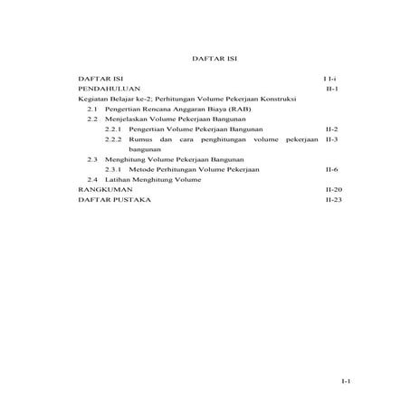 Modul TKP M6KB2 - Menghitung Volume Pekerjaan Konstruksi