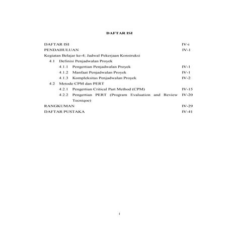 Modul TKP M6KB4 - Penjadwalan Proyek Konstruksi