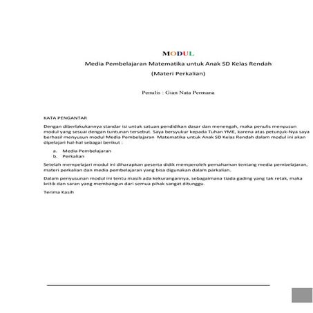 Modul via megawati | PDF