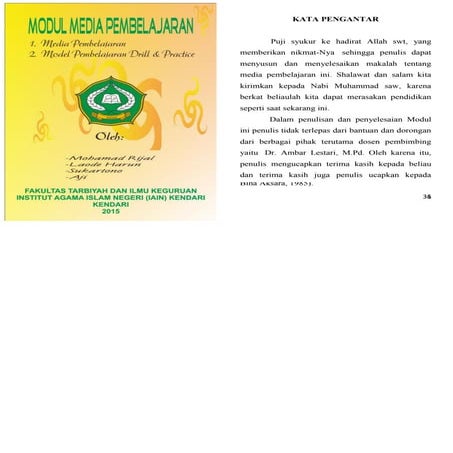 Modul media pembelajaran