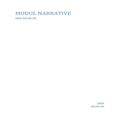 Modul narrative sem 1 kelas xii