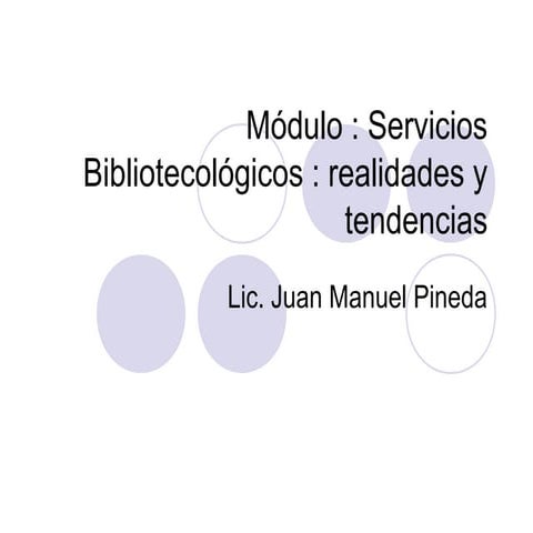 Modulo postítulo gestión de bibliotecas educativas - Villa María ( Córdoba)