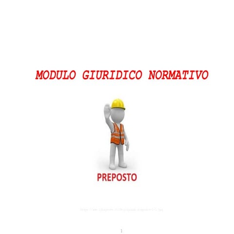 MODULO_GIURIDICO_NORMATIVO-PREPOSTO.pptx