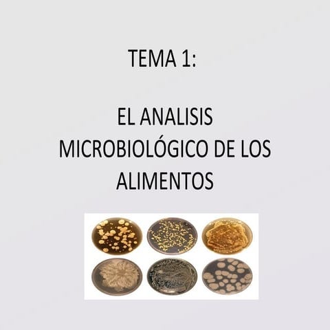 Modulo 1 microbiologia de los alimentos | PPT