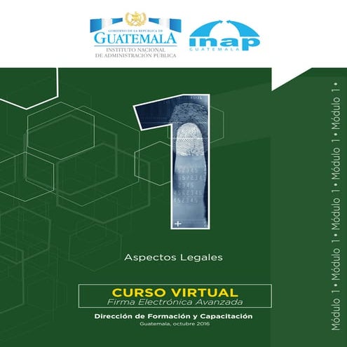 Módulo 1 firma electrónica avanzada