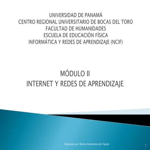 Modulo 2 internet y redes de aprendizaje