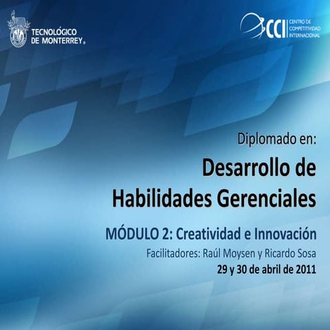 Creatividad, Innovación y Liderazgo