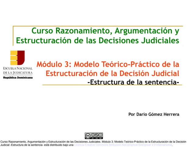 ENJ-100 Módulo 3 - Curso Razonamiento, Argumentación y Estructuración de las ...