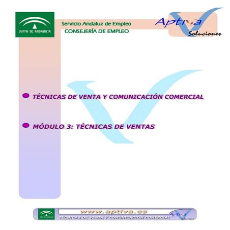 Modulo 3 tecnicas de venta | PDF
