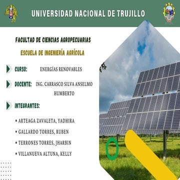 Modulo configuracion de sistemas de generacion fotovoltaica on y off ...