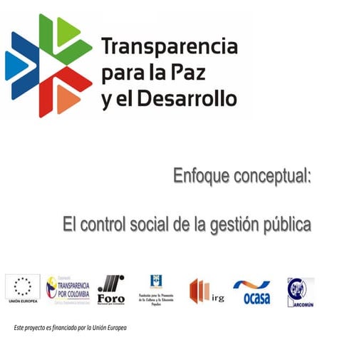 Modulo 3 control social en la gestion publica