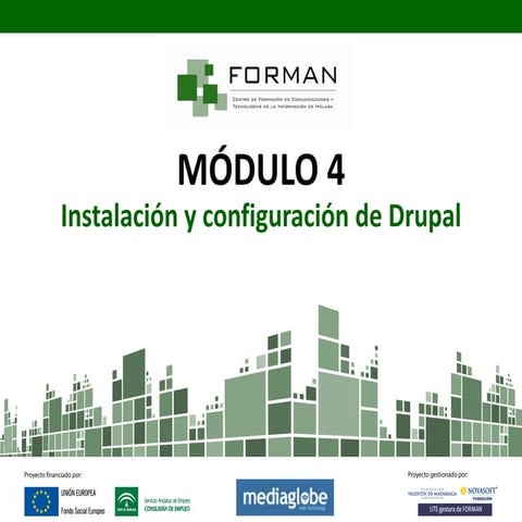 Curso Drupal. Instalación y configuracion de Drupal